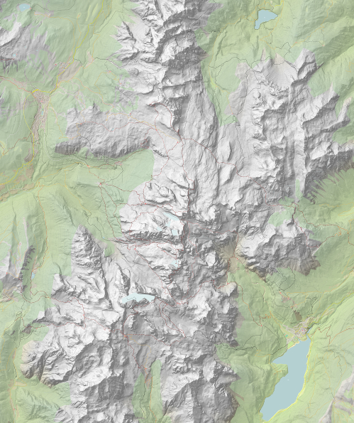 Brenta Dolomites hiking map