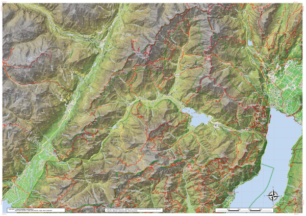 Ledro hiking map